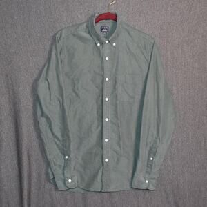 J. Crew Men's Medium Slim Flex Oxford Button Down Dress Shirt Long Sleeve